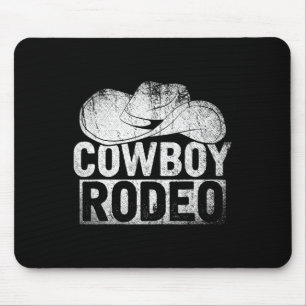 Mousepad Cowboy Hat Equestrian Gift Horseck Rodeo Co
