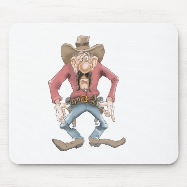 Mousepad Cowboy pronto para Desenhar (Frente)