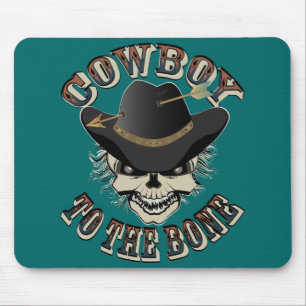 Mousepad Cowboy Skull