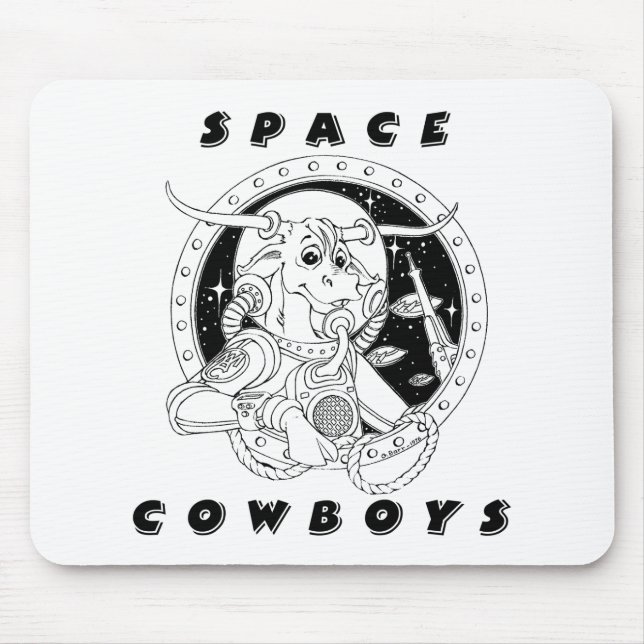 Mousepad Cowboys do Espaço (Frente)