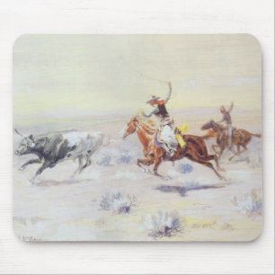 Mousepad Cowboys do Triângulo Bar por CM Russell