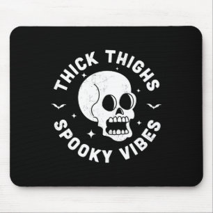 Mousepad Coxas grossas Víblias Dias de as Bruxas engraçados