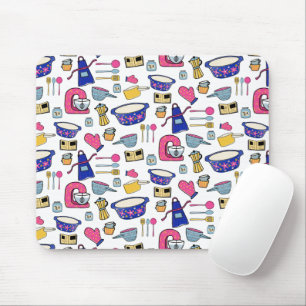 Mousepad Cozinha Brilhante Utensílios Baqueiro De Chef