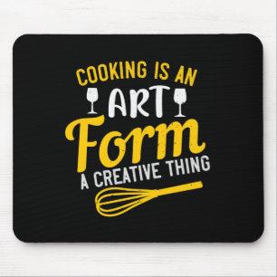 Mousepad Cozinhar É Arte Uma Coisa Criativa