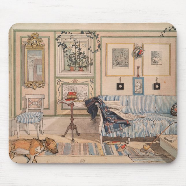 Mousepad Cozy Corner (por Carl Larsson) (Frente)