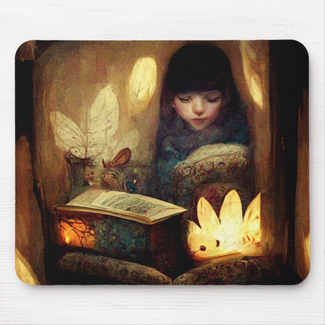 Mousepad Cozy Fairy Book Nook (Frente)