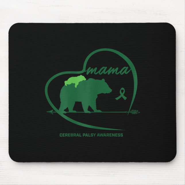 Mousepad Cp Mãe Mamãe Ursa Verde Fita Cerebral Salgado (Frente)