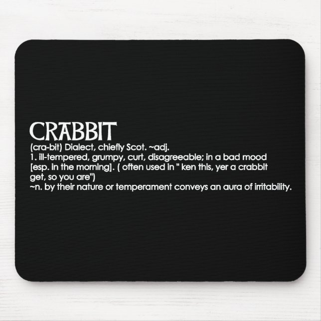 Mousepad Crabbit (Frente)