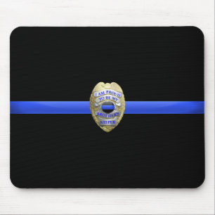 Mousepad Crachá da Polícia de Guarda Irmãos