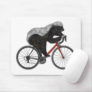 Mousepad Crachá de bicicleta de Honey Badger