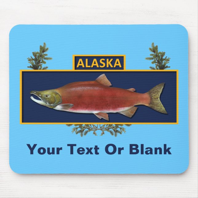 Mousepad Crachá de pescadores do Alaska Combate (Frente)