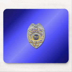Mousepad Crachá fino de linha azul