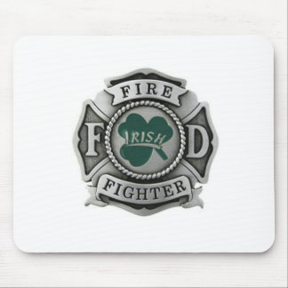 Mousepad Crachá irlandês do sapador-bombeiro
