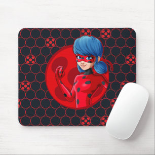 Mousepad Crachá Vermelho Ladybug