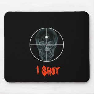Mousepad Crânio 2 do Crosshair, 1 tiro