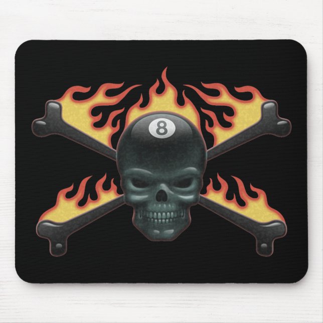 Mousepad Crânio 8 do ardor (Frente)
