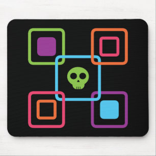 Mousepad Crânio ao quadrado