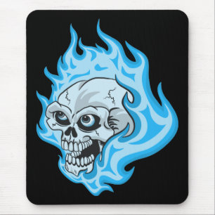 Mousepad Crânio Azul