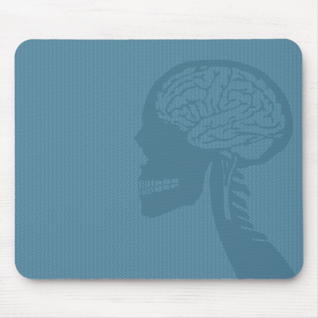 Mousepad crânio azul (Frente)