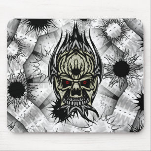 Mousepad Crânio Backlit tapete do rato 3 do crânio dos