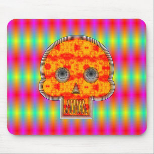 Mousepad Crânio Colorido