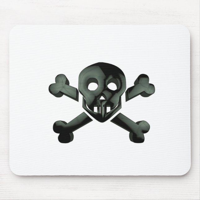 Mousepad crânio cruzado (Frente)