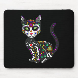 Mousepad Crânio De Açúcar Cinto Mexicano Dia Das Bruxas De