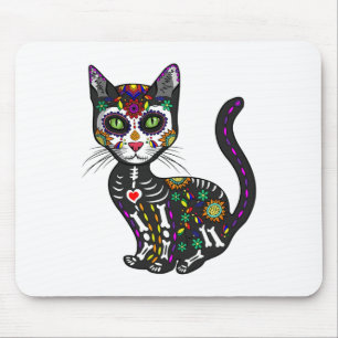 Mousepad Crânio De Açúcar Cinto Mexicano Dia Das Bruxas De