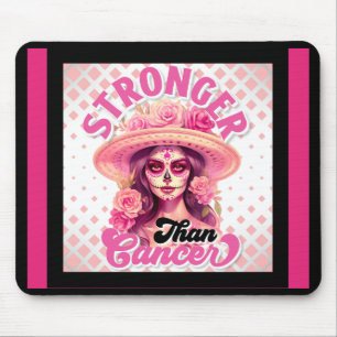Mousepad Crânio de açúcar para conhecimento do Cancer