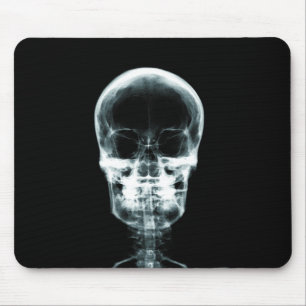 MOUSEPAD CRÂNIO DE ESQUELETO DA VISÃO DO RAIO X - ORIGINA