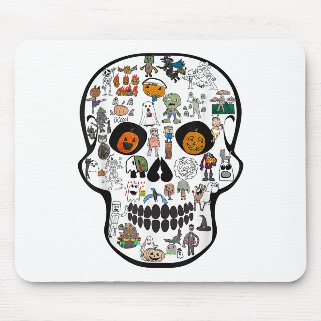 Mousepad Cranio de Halloween 67 2025  (Frente)