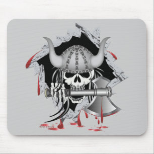 Mousepad Crânio de Viking
