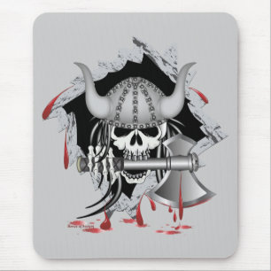 Mousepad Crânio de Viking