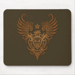 Mousepad Crânio do açúcar do pássaro & do protetor (mar