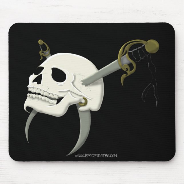 Mousepad Crânio do cutelo (Frente)
