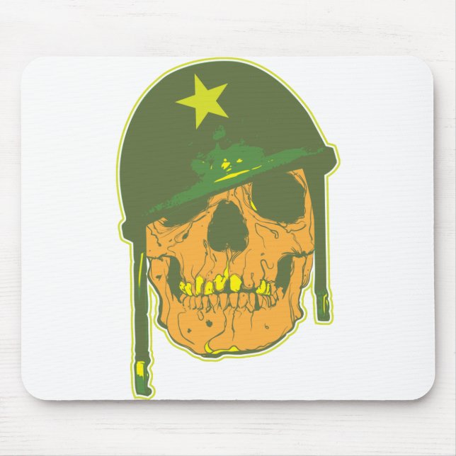 Mousepad Crânio do exército (Frente)