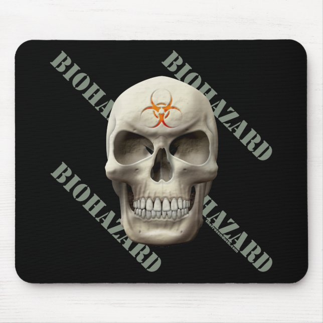 Mousepad Crânio do mau do Biohazard (Frente)