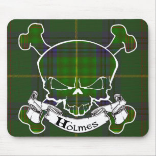 Mousepad Crânio do Tartan de Holmes