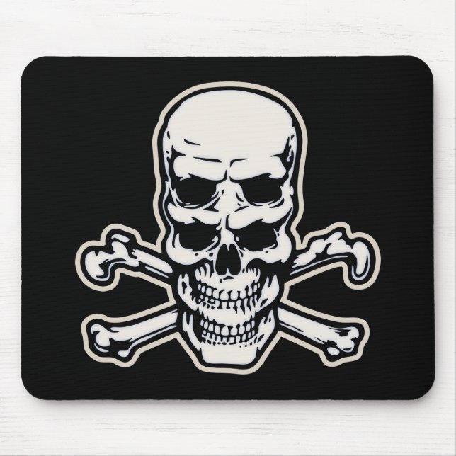 Mousepad Crânio dobro da visão (Frente)