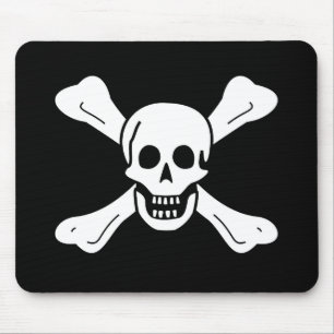 Mousepad Crânio e Crossbones