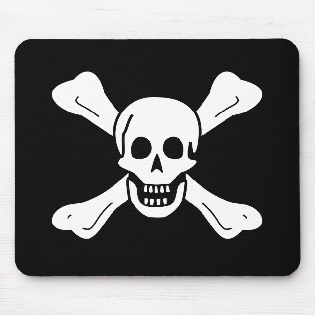 Mousepad Crânio e Crossbones (Frente)