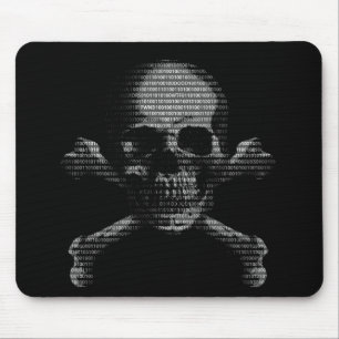 Mousepad Crânio e Crossbones do cabouqueiro