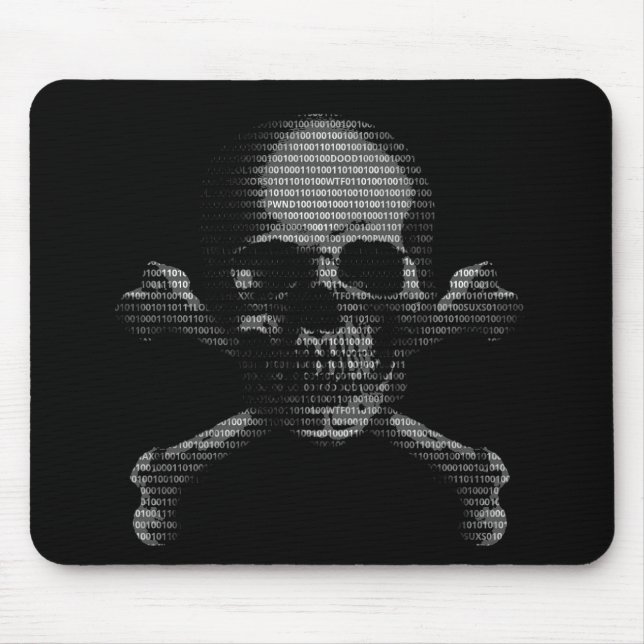 Mousepad Crânio e Crossbones do cabouqueiro (Frente)