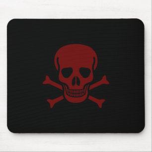 Mousepad Crânio e Ossos