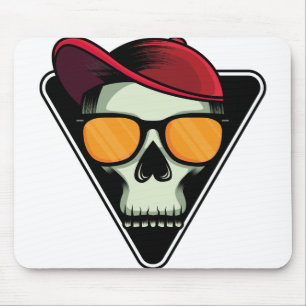 Mousepad Crânio feliz de halloween