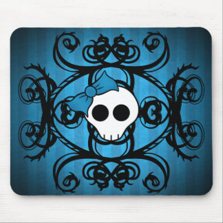 Mousepad Crânio feminino decorativo