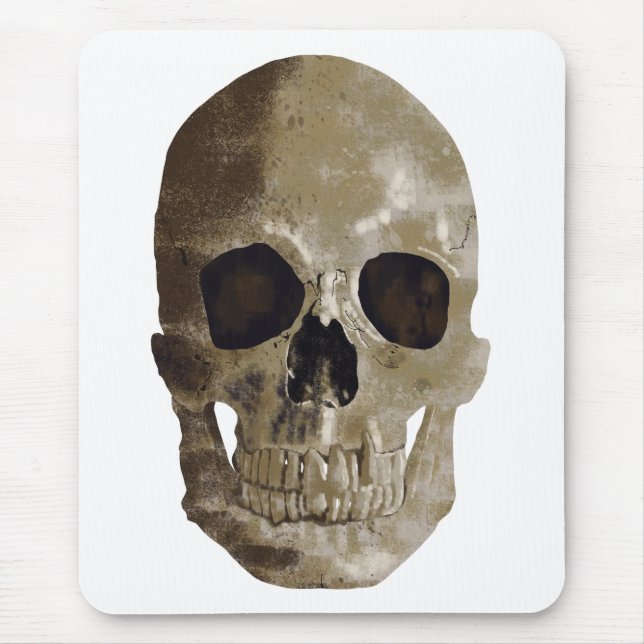 Mousepad Crânio Grungy (Frente)