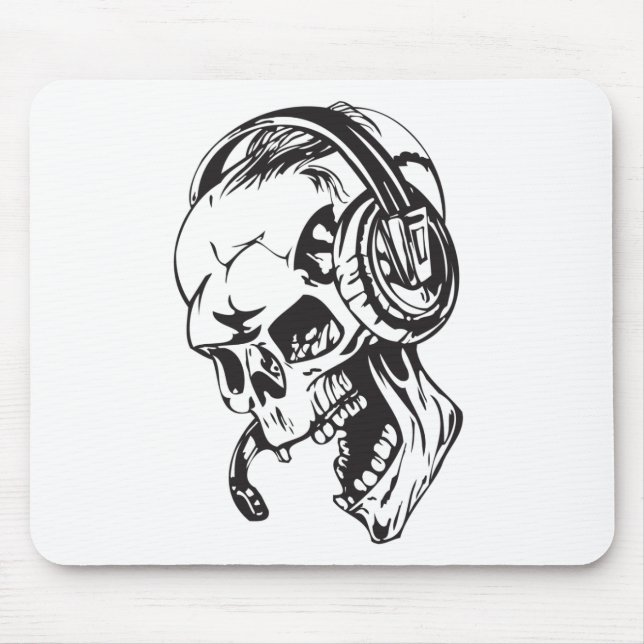 Mousepad Crânio humano 151 (Frente)