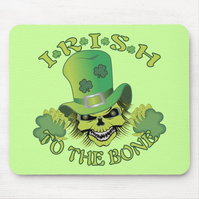 Mousepad Crânio Irlandês (Frente)
