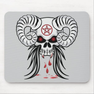 Mousepad Crânio Ram Corado